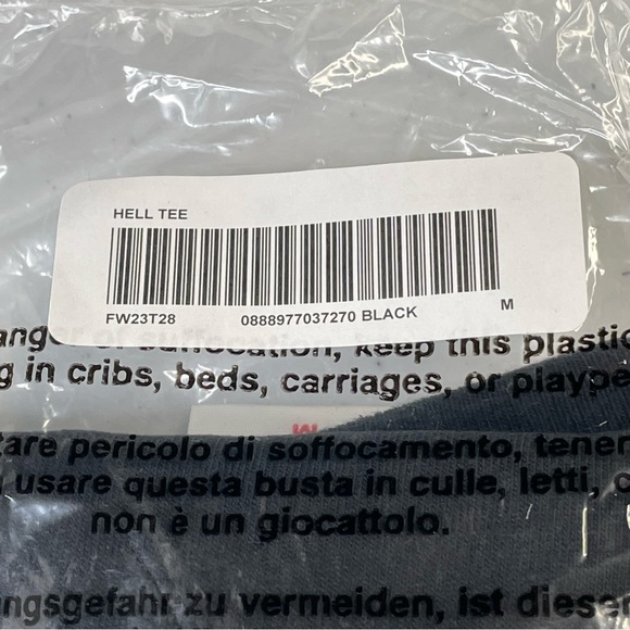 Supreme Shell Hell Mens Medium Size Tee Shirt - Picture 6 of 6
